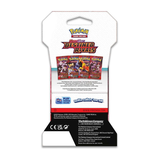 Pokémon TCG: Scarlet & Violet-Destined Rivals Sleeved Booster Pack (10 Cards)